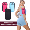 Universal 6.5'' Running Sport Armband Bag Waterproof Arm Bag Mobile Phone Bag Case Fitness Gym Arm Band For IPhone Samsung Huawe - Pink