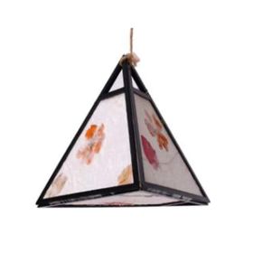 Triangle Chinese Paper Lantern Decorative Hanging Lantern DIY Craft Kit Craft Project Make Your Own Handheld Palace Lantern - Default