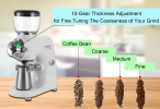 Commercial coffee bean grinder bean bin capacity 250g    230W   home coffee bean grinder production - PSG530