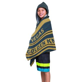 NHL 606 Golden Knights - Juvy Hooded Towel, 22"X51" - 1NHL/60600/0029/RET