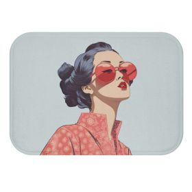 Kimono Chic Sakura Shades Bath Mat - One Size