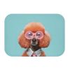 Cool Dog with Shades Bath Mat - One Size