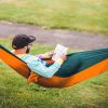 Outdoor Deluxe Portable Hammock Compact 1-Person 108"*54" Hammock - Amber