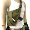 Men's Nylon Shoulder Bag; Multifunctional Concealed Tactical Storage Bag; Holster - Black Left - Nylon