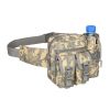 1pc Men's Adjustable Denim Camouflage Large Capacity Zipper Waist Bag Casual Trendy For Outdoor Travel Daily Commute - Army Camouflage