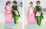 Cozy Animal Tail Blanket for Kids Soft and Comfortable Kids Sleeping Bag  - Style 2