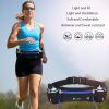 Adjustable Running Belt Fanny Pack With 2 Water Bottle Holder For Men And Women For Fitness Jogging Hiking Travel - Green