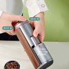 Electric coffee grinder (portable grinding coffee beans 25g, 24 gears powder, classic elegance, strong power, multi-function kitchen grinder) - PSH 99