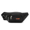 New Large-capacity Outdoor Satchel Men's Waist Bag Men's Bag Chest Bag - Black - 1pc