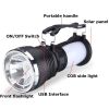 Multi Function Solar Power Camping Lantern - Black