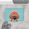 Cool Dog with Shades Bath Mat - One Size