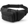 1pc Casual Waist Bag; Multifunctional Shoulder Tactical Waist Bag For Outdoor Mountaineering; Running; Cycling - Khaki